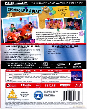 Turning Red (To nie wypanda) (Disney) [Blu-Ray 4K]+[Blu-Ray]