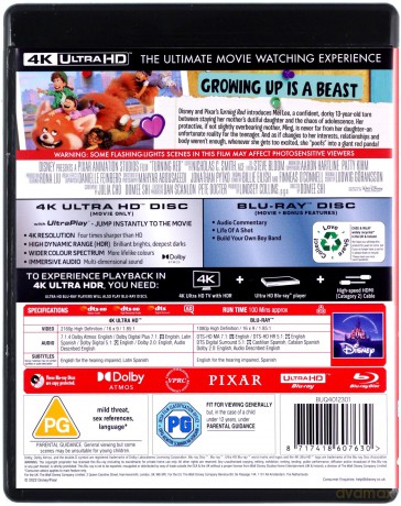 Turning Red (To nie wypanda) (Disney) [Blu-Ray 4K]+[Blu-Ray]