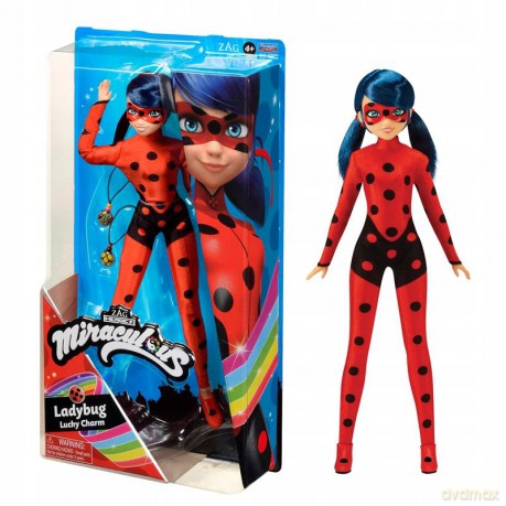 Miraculous: Biedronka I Czarny Kot: Biedronka Lucky Charm, Lalka