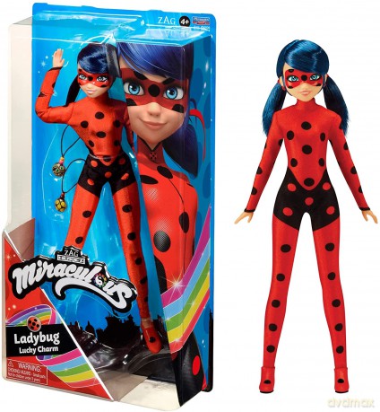 Miraculous: Biedronka I Czarny Kot: Biedronka Lucky Charm, Lalka