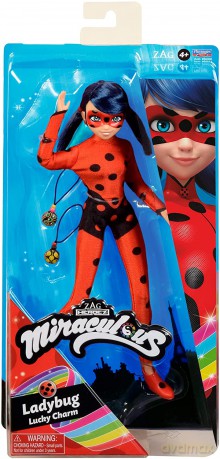 Miraculous: Biedronka I Czarny Kot: Biedronka Lucky Charm, Lalka