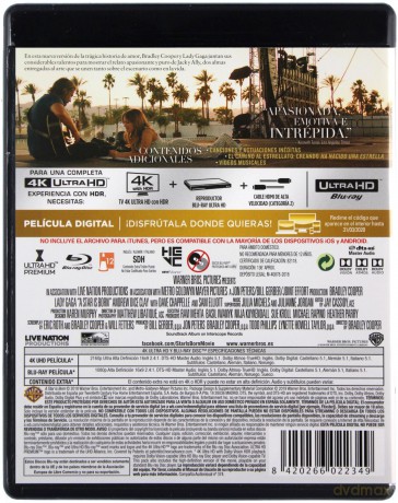 Narodziny gwiazdy [Blu-Ray 4K]+[Blu-Ray]