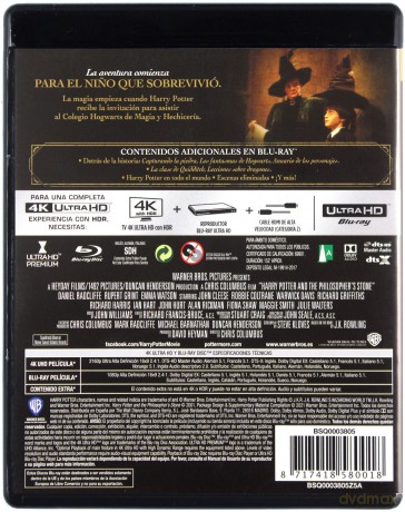 Harry Potter i Kamień Filozoficzny [Blu-Ray 4K]+[Blu-Ray]