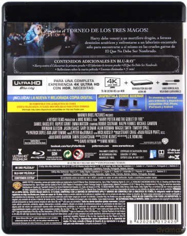 Harry Potter and the Goblet of Fire (Harry Potter i Czara Ognia) [Blu-Ray 4K]+[Blu-Ray]
