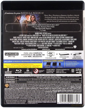 Harry Potter i Insygnia Śmierci: Część I [Blu-Ray 4K]+[Blu-Ray]