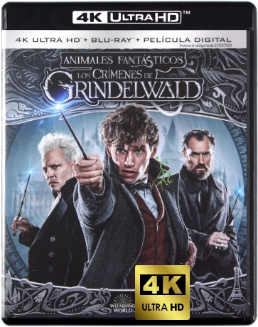 Fantastic Beasts: The Crimes of Grindelwald (Fantastyczne zwierzęta: Zbrodnie Grindelwalda) [Blu-Ray 4K]+[2xBlu-Ray]