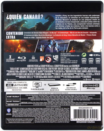Godzilla vs. Kong [Blu-Ray 4K]+[Blu-Ray]