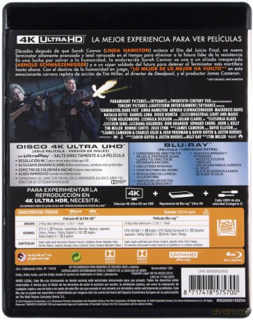 Terminator: Mroczne przeznaczenie [Blu-Ray 4K]+[Blu-Ray]