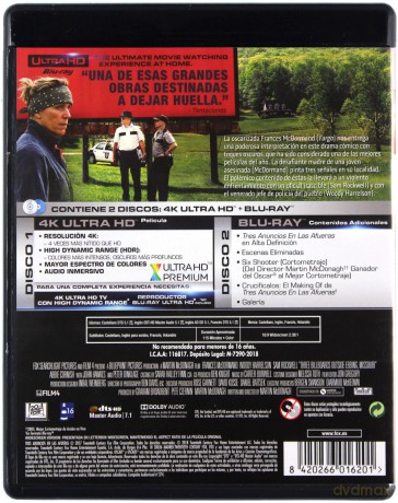 Trzy billboardy za Ebbing, Missouri [Blu-Ray 4K]+[Blu-Ray]