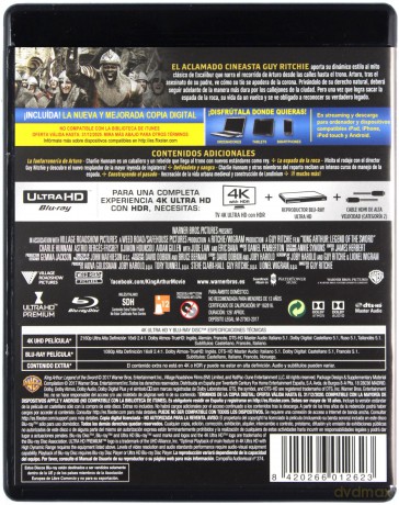 Król Artur: Legenda miecza [Blu-Ray 4K]+[Blu-Ray]