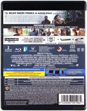 Tarzan: Legenda [Blu-Ray 4K]+[Blu-Ray]