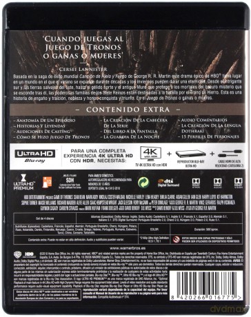 Gra o Tron Sezon 1 [4xBlu-Ray 4K]