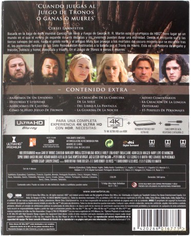 Gra o Tron Sezon 1 [4xBlu-Ray 4K]