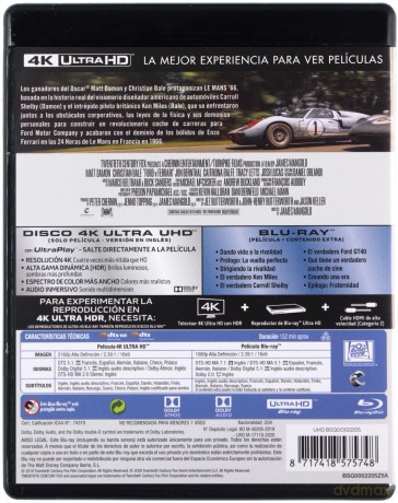 Le Mans '66 [Blu-Ray 4K]+[Blu-Ray]