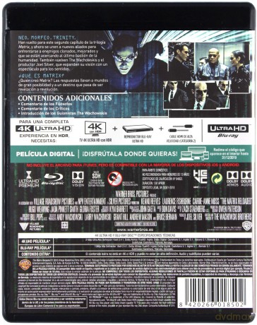Matrix: Reaktywacja [Blu-Ray 4K]+[2xBlu-Ray]