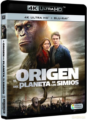 Rise of the Planet of the Apes (Geneza planety małp) [Blu-Ray 4K]+[Blu-Ray]