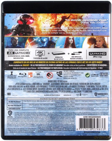 Aquaman [Blu-Ray 4K]+[Blu-Ray]