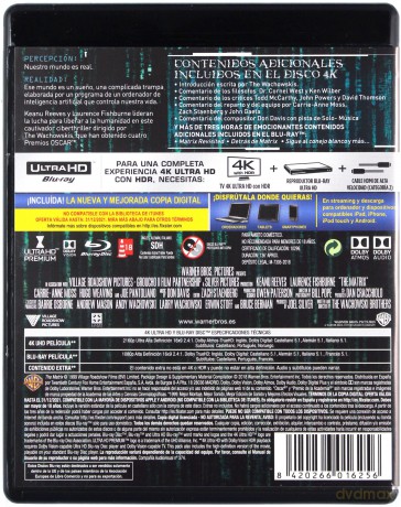 Matrix [Blu-Ray 4K]+[2xBlu-Ray]