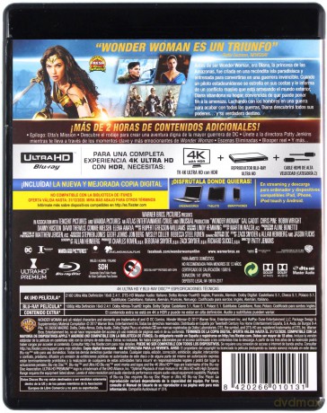 Wonder Woman [Blu-Ray 4K]+[Blu-Ray]