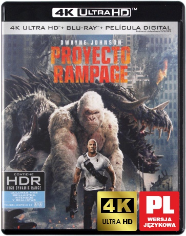 Rampage: Dzika furia [Blu-Ray 4K]+[Blu-Ray]