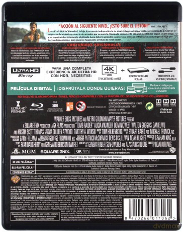 Tomb Raider [Blu-Ray 4K]+[Blu-Ray]