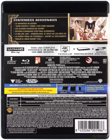 Wielki Gatsby [Blu-Ray 4K]+[Blu-Ray]