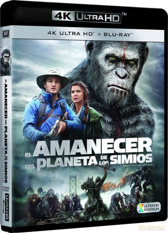 Dawn of the Planet of the Apes (Ewolucja planety małp) [Blu-Ray 4K]+[Blu-Ray]