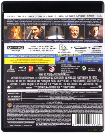 Prestiż [Blu-Ray 4K]+[2xBlu-Ray]