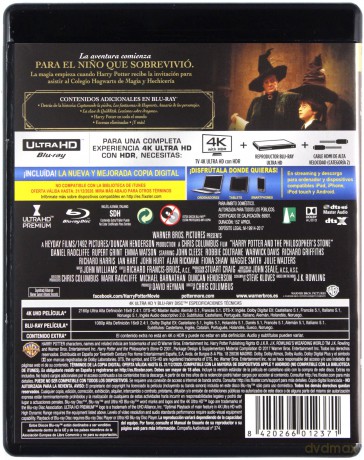 Harry Potter i Kamień Filozoficzny [Blu-Ray 4K]+[Blu-Ray]