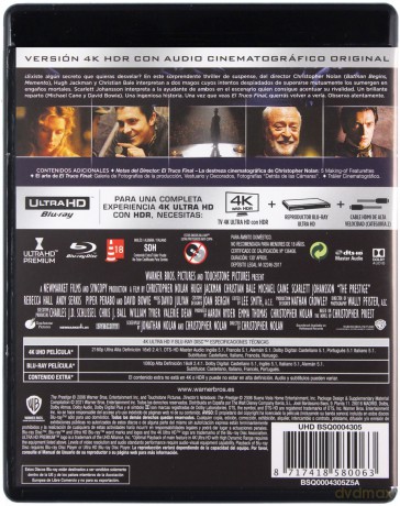Prestiż [Blu-Ray 4K]+[2xBlu-Ray]