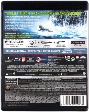 The Meg [Blu-Ray 4K]+[Blu-Ray]