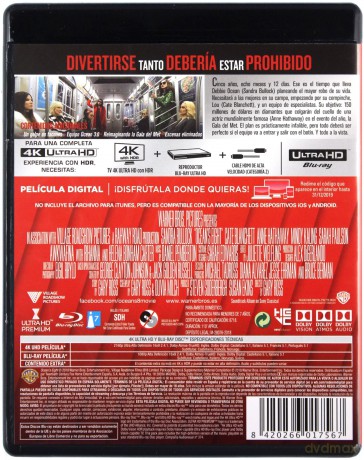 Ocean's Eight [Blu-Ray 4K]+[Blu-Ray]
