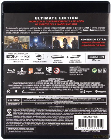 Batman v Superman: Świt sprawiedliwości [Blu-Ray 4K]