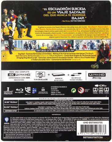 Legion Samobójców: The Suicide Squad (steelbook) [Blu-Ray 4K]+[Blu-Ray]