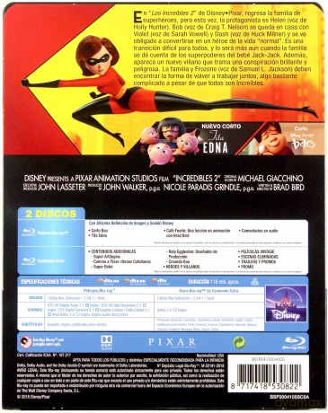 Incredibles 2 (Iniemamocni 2) (Disney) (steelbook) [2xBlu-Ray]