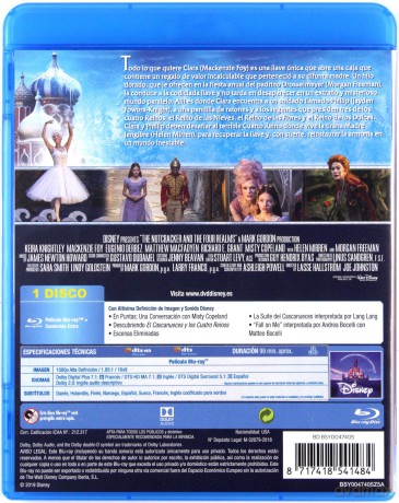 The Nutcracker and the Four Realms (Dziadek do orzechów i cztery królestwa) (Disney) [Blu-Ray]