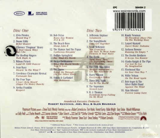 Forrest Gump soundtrack (Special Collector's Edition) [2CD]