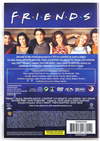 Friends Season 1 (Przyjaciele) [4DVD]