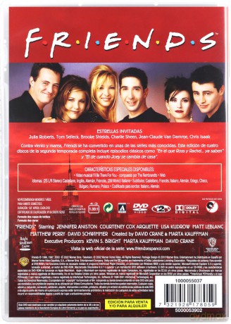 Przyjaciele Sezon 2 [4DVD]