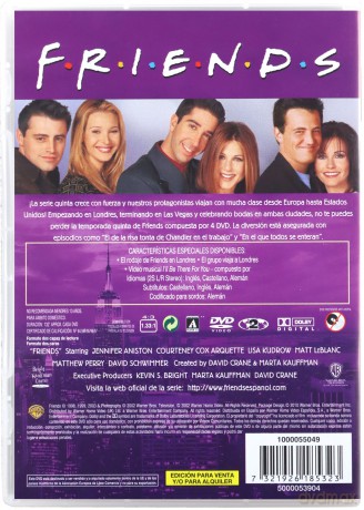 Friends Season 5 (Przyjaciele) [4DVD]