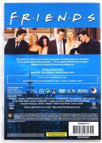 Friends Season 8 (Przyjaciele) [4DVD]