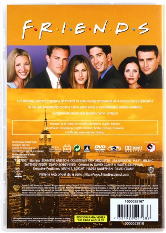Friends Season 9 (Przyjaciele) [4DVD]