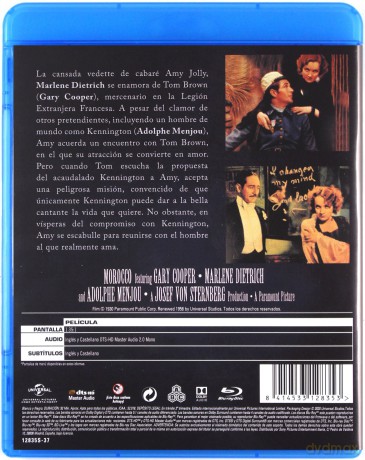 Morocco (Maroko) [Blu-Ray]