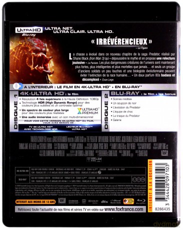 Science Fiction Collection 4K: Predator + Dawn of the Planet of the Apes + Rise of the Planet of the Apes  [3xBlu-Ray 4K]+[3xBlu-Ray]