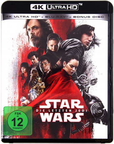 Star Wars: Episode VII+VIII+IX Collection 4K: The Force Awakens + The Last Jedi + The Rise of Skywalker [3xBlu-Ray 4K]+[5xBlu-Ray]