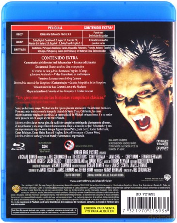 The Lost Boys (Straceni chłopcy) [Blu-Ray]
