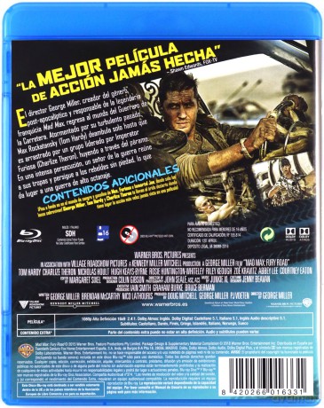 Mad Max: Fury Road (Mad Max: Na drodze gniewu) [Blu-Ray]
