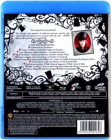 Charlie and the Chocolate Factory (Charlie i fabryka czekolady) [Blu-Ray]