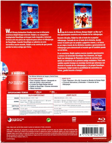 Wreck-It Ralph / Ralph Breaks the Internet (Ralph Demolka / Ralph Demolka w Internecie) (Disney) [2xBlu-Ray]