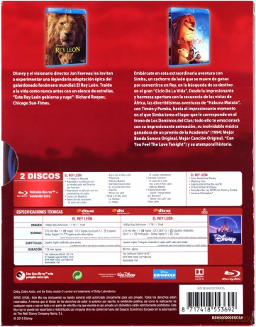 The Lion King (Król Lew) (Disney) [2xBlu-Ray]